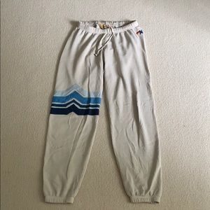 Aviator Nation Off White Sweatpants